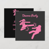 Carte Drôle Divorce Sympathy Dons (Devant / Derrière)