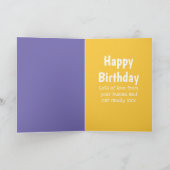 Carte Drôle do-it-yourself CAT DAD Anniversaire - Crazy  (Intérieur)