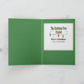 Carte Drôle Dogue Dogue Lover Cartoon Rouge Vert Noël Ca (Intérieur)