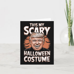 Carte Drôle Donald Trump C'Est Mon Coût D'Halloween Effr