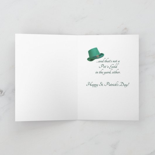 Carte Drôle Doodle St. Patricks Day (Intérieur)
