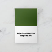 Carte Drôle Drôle Cartographie de tondeuse de gazon - La (Intérieur)