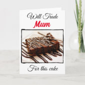 Carte Drôle Échangera Contre : Maman (Devant)