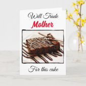 Carte Drôle Échangera Pour : Mère (Fleur jaune)