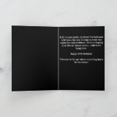 Carte Drôle Éffrayant Grim Reaper 30e anniversaire pour (Intérieur)