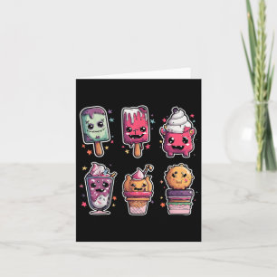 Carte Drôle Éffrayant Horreur Halloween Crème de glace T