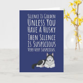 Carte drôle et mignonne pour propriétaire d'un hus (Fleur jaune)