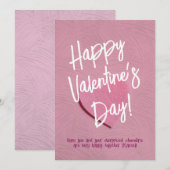 Carte drôle et personnalisable anti-Saint-Valentin (Devant / Derrière)