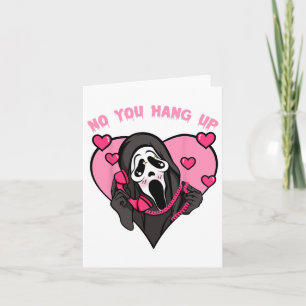 Carte Drôle Fantôme Appelant Costume D'Halloween Non Vou
