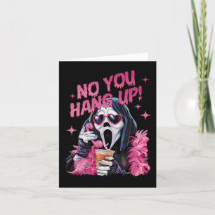 Carte Drôle Fantôme Appelant Halloween Non Vous Accroche