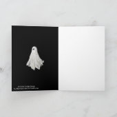 Carte Drôle Fantôme D'Halloween Dessin Passé (Intérieur)