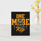 Carte Drôle Femmes Poids Reps Bodybuilding Musc (Fleur jaune)