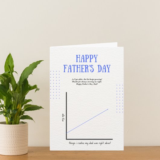 Carte Drôle fête des pères