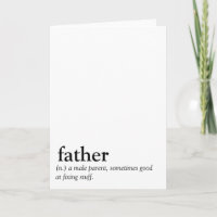 Drôle Fête des pères Papa Gift Joke