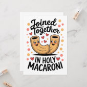 Carte Drôle Fiançailles de mariage Mariage (Devant/Arrière en situation)