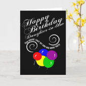 Carte drôle fille en droit heureux anniversaire souhait (Fleur jaune)