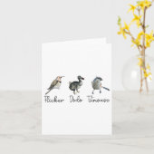 Carte Drôle Flicker Dodo Titsouris (Fleur jaune)