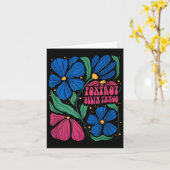 Carte Drôle Foxtrots Deltas Tangos Flower Boho (Fleur jaune)