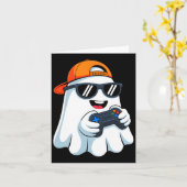 Carte Drôle Ghost Jeu Vidéo Halloween Jeu Bo (Fleur jaune)