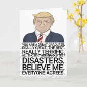 Carte Drôle Graduation (Fleur jaune)