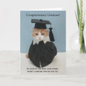 Carte Drôle Graduation (Devant)