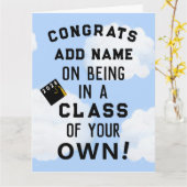 Carte Drôle Graduation (Fleur jaune)