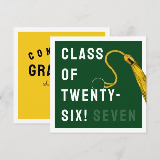 Carte Drôle Graduation 2025 (Devant / Derrière)