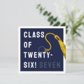 Carte Drôle Graduation 2025 (Debout devant)