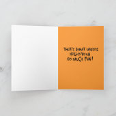 Carte Drôle Halloween Fright (Intérieur)