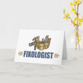 Carte Drôle Handyman (Fleur jaune)