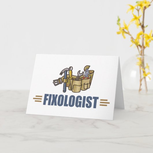 Carte Drôle Handyman (Fleur jaune)