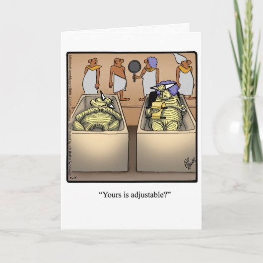 Carte Drôle Happy King Tut Day Card (Devant)