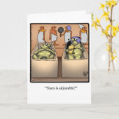 Carte Drôle Happy King Tut Day Card (Fleur jaune)