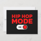 Carte Drôle Hip hop Design pour hommes femmes 90s Hip ho (Dos)