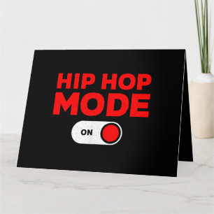 Carte Drôle Hip hop Design pour hommes femmes 90s Hip ho