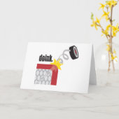 Carte Drôle Hockey (Fleur jaune)