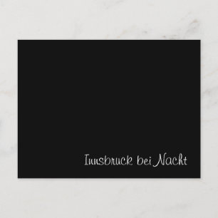 Carte drôle "Innsbruck bei Nacht"