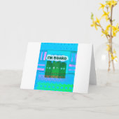 Carte Drôle Inspirational Graphic Je m'ennuie Texte Art (Fleur jaune)