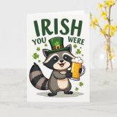 Carte Drôle Irish You Were Here (Fleur jaune)