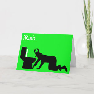Carte Drôle Irlandais