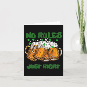 Carte Drôle Irlande Irlandais 4 Feuilles St Paddys 