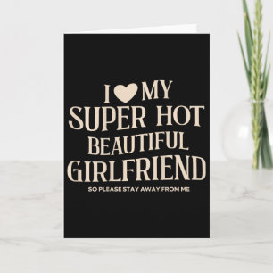 Carte Drôle j'aime ma super chaude belle magnifique peti