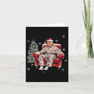 Carte Drôle, je serai à la maison pour Noël Humoristique