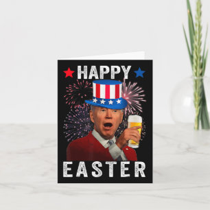 Carte Drôle Joe Biden a confondu Happy Pâques pour la 4è