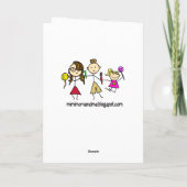 Carte Drôle Joyeuse Fête des Mères, Les Joys de la Mère (Dos)