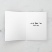 Carte Drôle Joyeux fils d'anniversaire en droit (Intérieur)