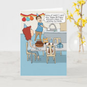 Carte Drôle Lavage Mains chantant Joyeux Anniversaire (Fleur jaune)