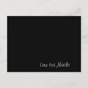 Carte drôle "Linz bei Nacht"
