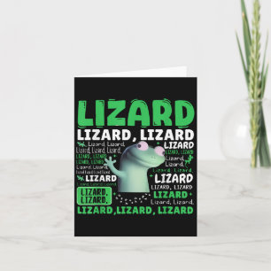Carte Drôle Lizard Mème Animal Femmes Hommes _1