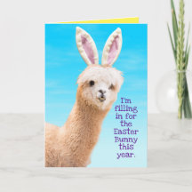 Drôle Llama Lapin de Pâques - Llama Te Parle